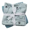 Hydrofiele Doeken Xl Contour Blauw (2St) Done By Deer