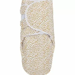 Inbakerdoek Swaddlemeyco Cheetah Honey Gold (0-3M) Meyco