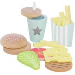 Jabadabado Houten Speelset Hamburger Maaltijd