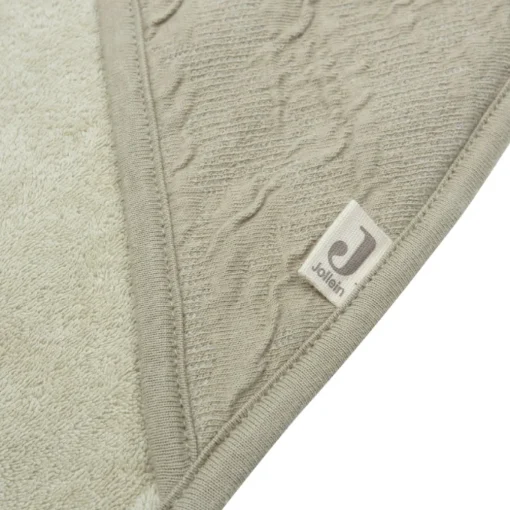 Jollein Baby Badcape Soft Waves Olive Green