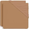Jollein Hoeslaken Ledikant Jersey 60X120Cm Biscuit (2St)