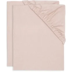 Jollein Hoeslakens Wieg Jersey Wild Rose 40X80Cm (2St)