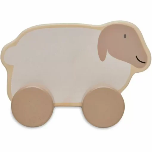 Jollein Houten Speelgoedauto Farm Lamb