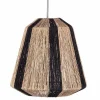 Jute Hanglamp Ven Zwart-Naturel Kidsdepot