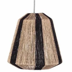 Jute Hanglamp Ven Zwart-Naturel Kidsdepot