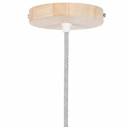 Jute Hanglamp Ven Zwart-Naturel Kidsdepot