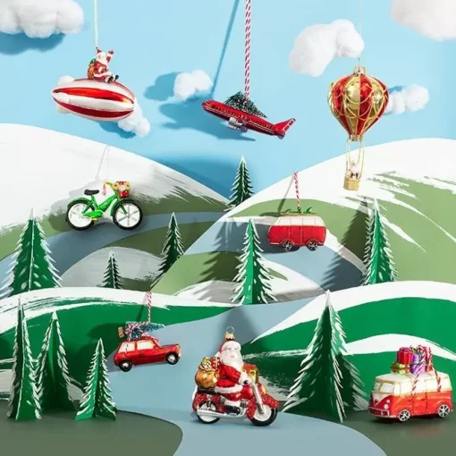 Kersthanger Camper Met Cadeaus