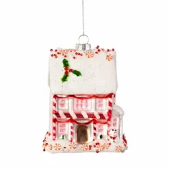 Kersthanger Gingerbread Huisje Pink Fairytale