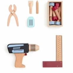 Kids Concept Houten Gereedschapskoffer Kid'S Hub