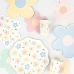 Kleurrijke Madeliefjes Bordjes Van Meri Meri (8 Stuks)