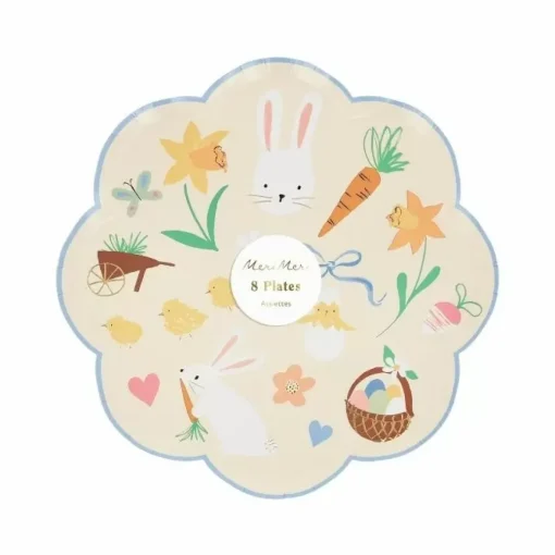 Kleurrijke Paas Gebaksbordjes Van Meri Meri (8 Stuks)