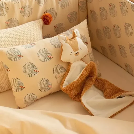 Knuffeldoek Eekhoorntje Caramel Nobodinoz