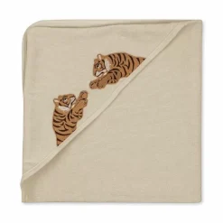 Konges Slojd Badcape Tiger - Handdoek Met Tijgerborduursel