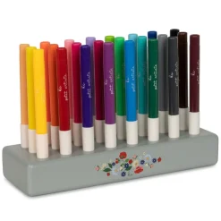 Konges Slojd Markers In Houten Blok (24St)