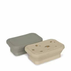 Konges Slojd Siliconen Lunchboxen Lemon/Topanga Beach (2St)