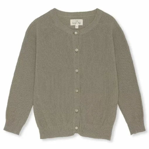 Konges Slojd Vest Valkan Pearl Knit Laurel Oak