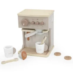 Label-Label Houten Espresso Machine Nougat