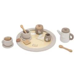 Label-Label Houten Thee Servies Nougat