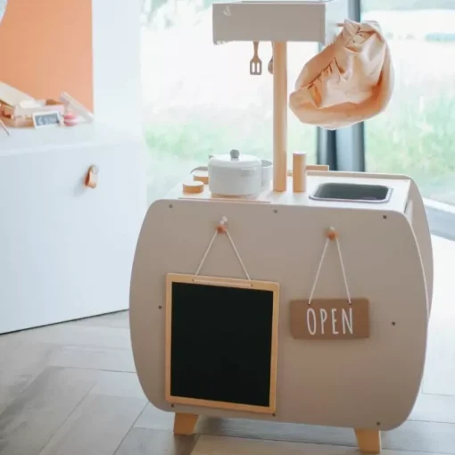 Label-Label Wood Houten Speelkeuken Nougat