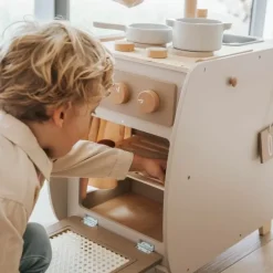 Label-Label Wood Houten Speelkeuken Nougat