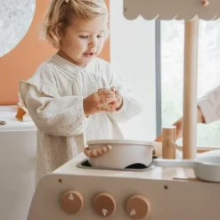Label-Label Wood Houten Speelkeuken Nougat