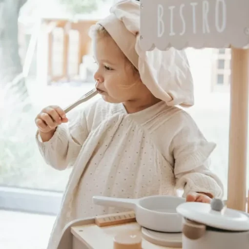 Label-Label Wood Houten Speelkeuken Nougat