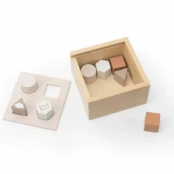 Label-Label Wood Houten Vormenstoof Nougat