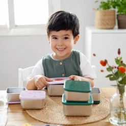 Lassig Happy Rascals Smile Snackboxen (3St) - Ideaal Voor Onderweg