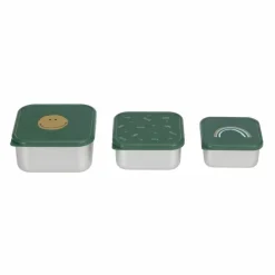 Lassig Happy Rascals Smile Snackboxen (3St) - Ideaal Voor Onderweg
