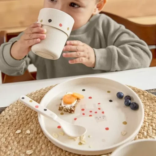Lassig Little Mateys Spicy Orange Bord - Functioneel En Kindvriendelijk