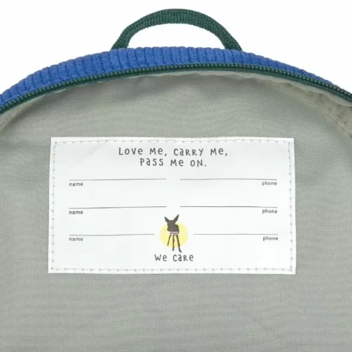 Lassig Rugzak Little Gang Smile Blauw