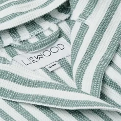 Liewood Badjas Gray Stripe Peppermint/White