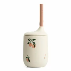 Liewood Drinkbeker Met Rietje Ellis Peach Sea Shell Mix