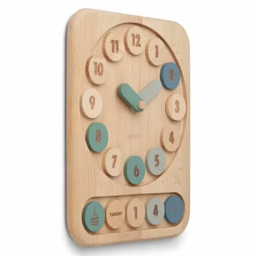 Liewood Houten Speelgoedklok Blue Multi Mix