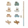 Liewood Houten Visspel Sebastian Vehicles Blue Fog Mix