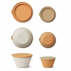 Liewood Invouwbare Kommen Dale Almond Multi Mix (2St)