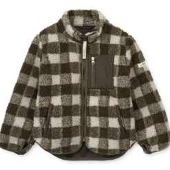 Liewood Jas Nolan Pile Check Army Brown/Dark Sandy