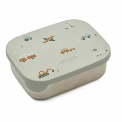 Liewood Lunchbox Arthur Vehicles Dove Blue Mix