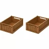 Liewood Opbergkratje Weston Golden Caramel Klein (2St)