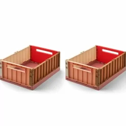 Liewood Opbergkratje Weston Dusty Raspberry Medium (2St)