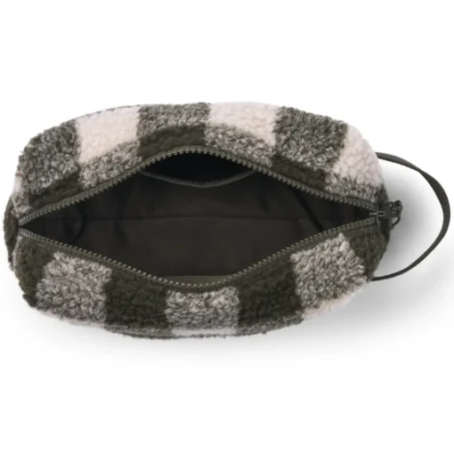 Liewood Organizer Bag Trine Pile Check Army Brown/Dark Sandy