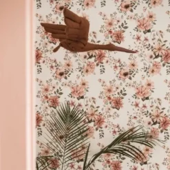 Linnen Ooievaar Mustard Love Me Decoration