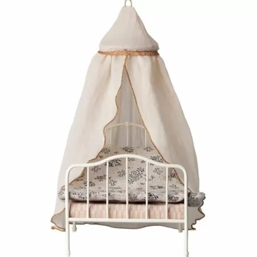 Maileg Miniatuur Bedhemel Creme