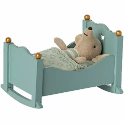 Maileg Miniatuur Schommelbed Blauw (Baby Muis)