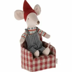 Maileg Miniatuur Stoel Muis Rood