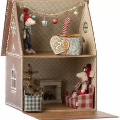 Maileg Miniatuur Stoel Muis Rood