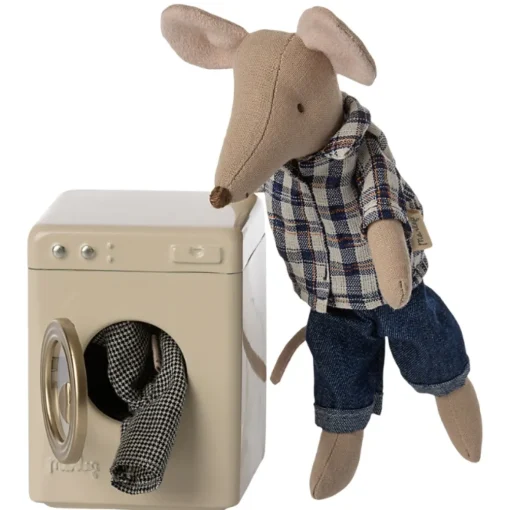 Maileg Miniatuur Wasmachine Goud