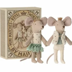 Maileg Royal Tweeling Muizen In Box (Kleine Zus En Broer)