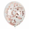 Mega Confetti Ballon Rosegoud 60Cm House Of Gia