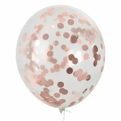 Mega Confetti Ballon Rosegoud 60Cm House Of Gia